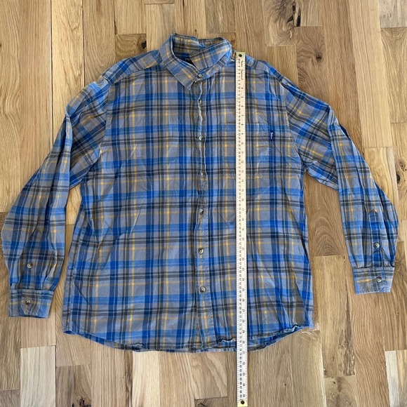 Mens Woolrich Plaid Button-Up SZ XL - Picture 2 of 4